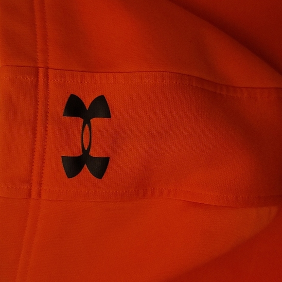 Under Armour Hoodie Youth Size Large Neon Orange and Camo - Picture 8 of 10